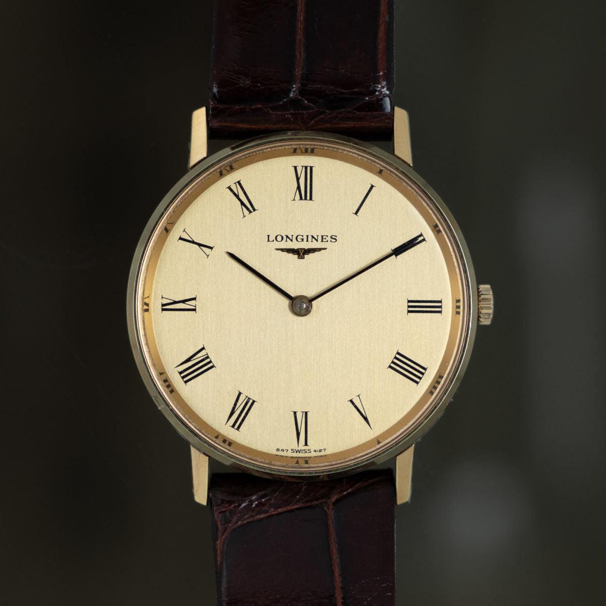 ロンジン フラッグシップ アイボリー ローマン 1970年代 / LONGINES