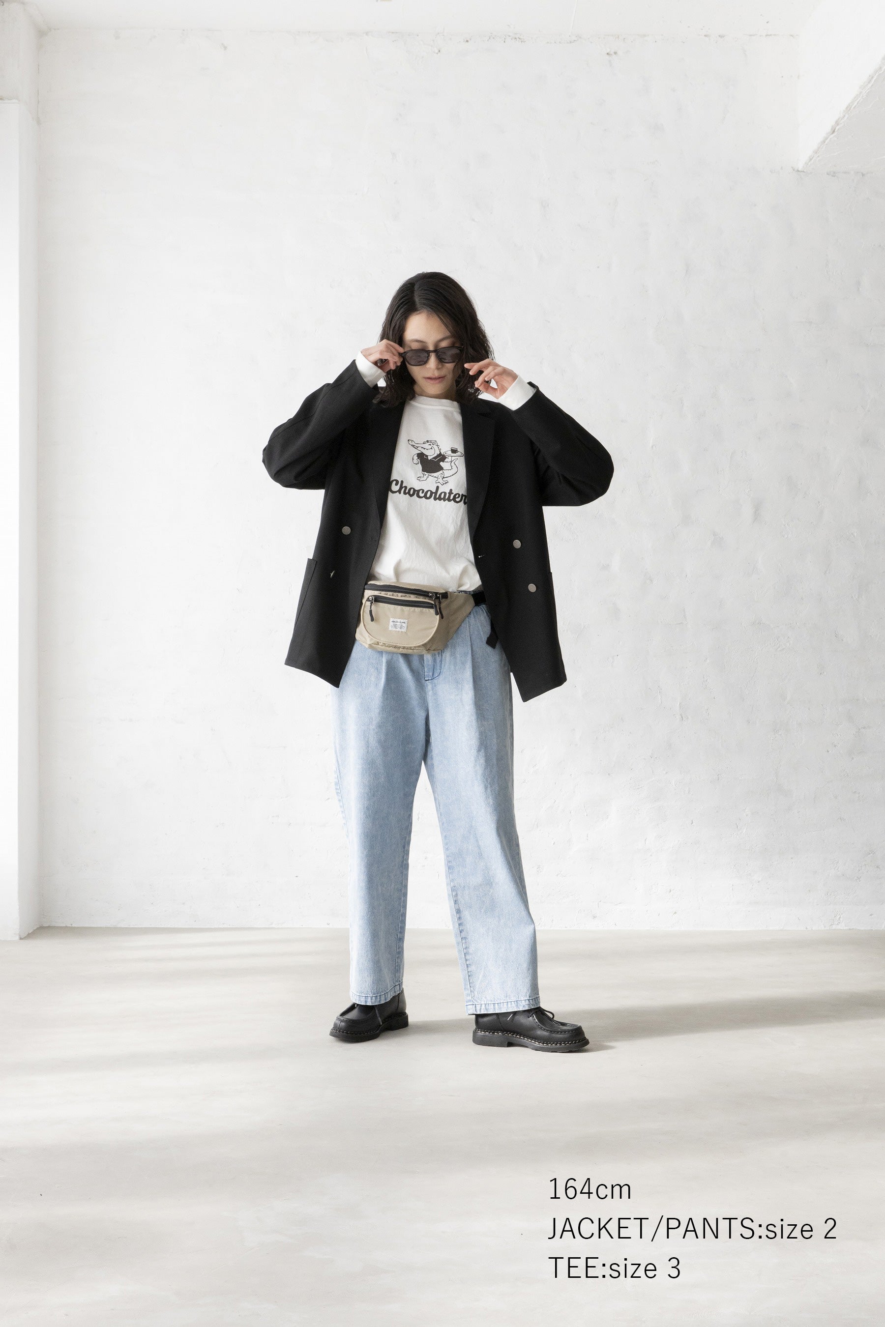 環境配慮素材》FLANNEL EASY JACKET オンオフ兼用 セットアップ対応