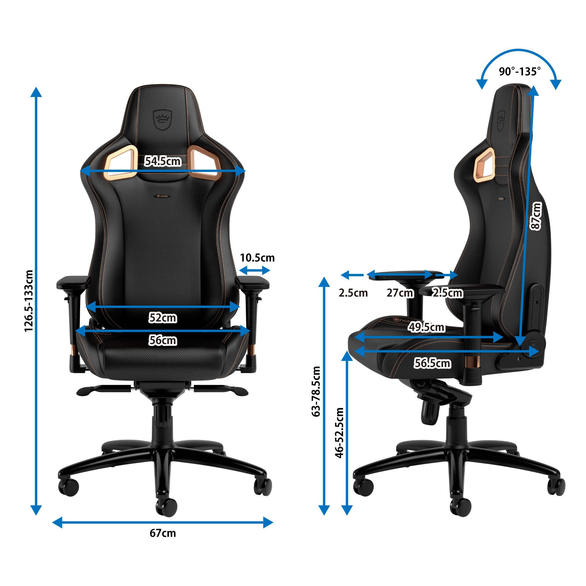 noblechairs EPIC - COPPER Limited Edition - ゲーミングチェア