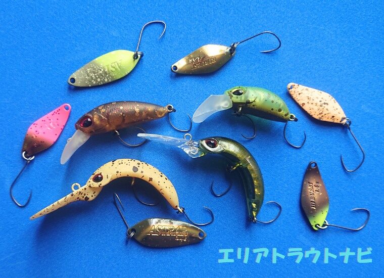 初心者必見】エリアトラウト「ルアー」の人気メーカーを一気見！