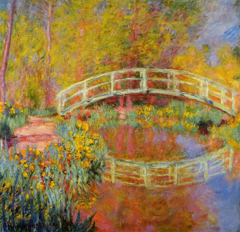 Japanese bridge, 1896, 92×88 cm by Claude Monet: History, Analysis