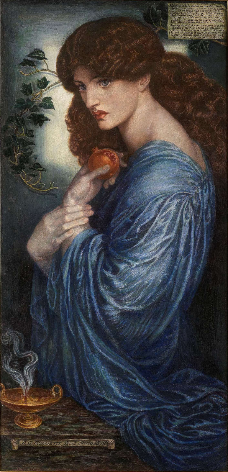 Buy digital version: Proserpine by Dante Gabriel Rossetti | Arthive