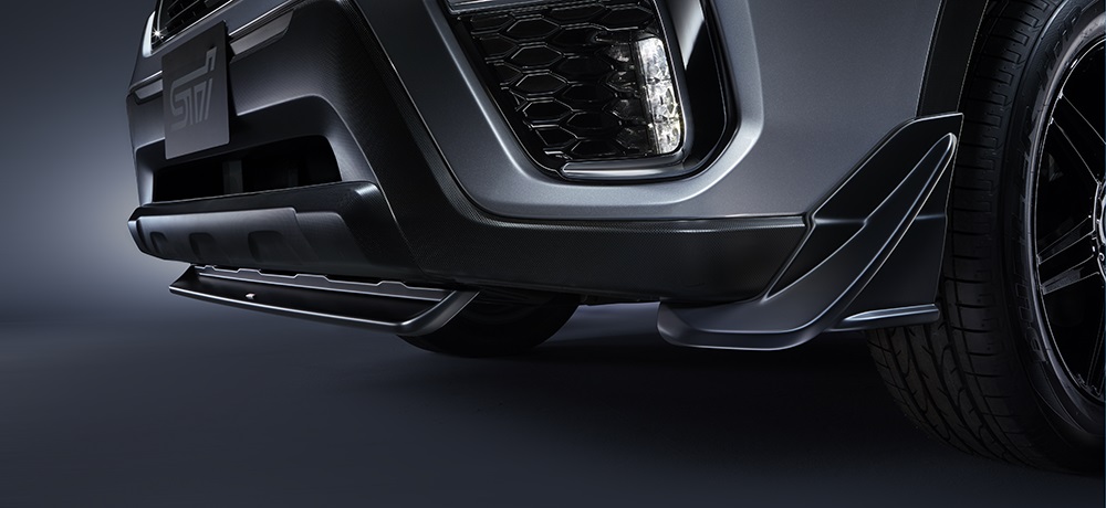 フォレスター・SK STIフロントリップスポイラー（ブラック） が