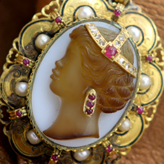 アンティークカメオコレクションを多数掲載しております。カメオ専門店