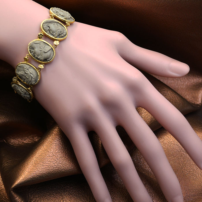 800 デザイン カメオ ブレスレット 楽天市場】カメオブレスレット