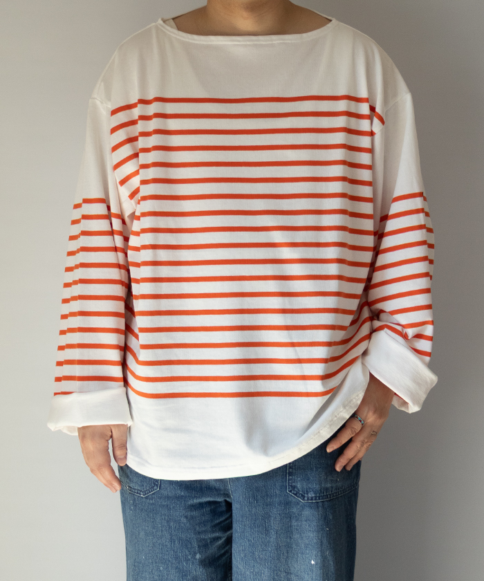 OUTILの定番ボーダーバスクシャツ、TRICOT AAST。 | OUTILの定番