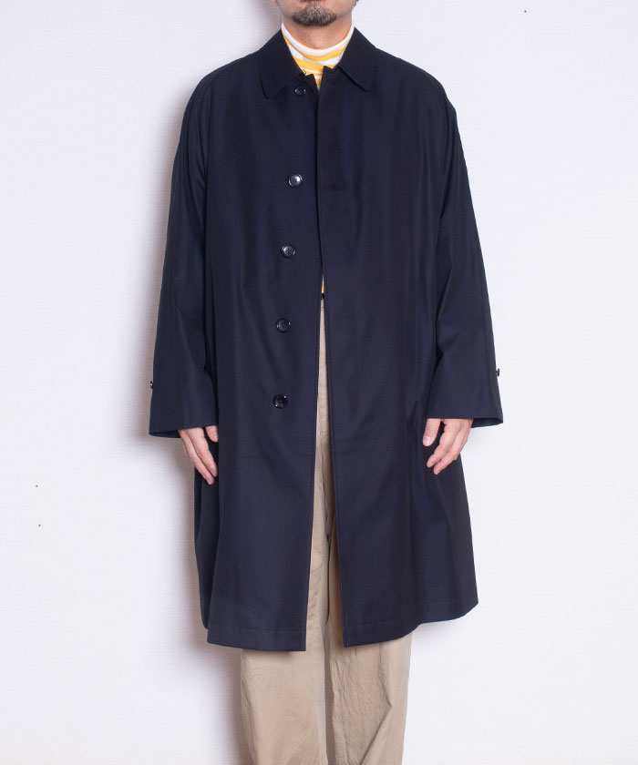 一枚袖コートの最高傑作。アナトミカのシングルラグランコート