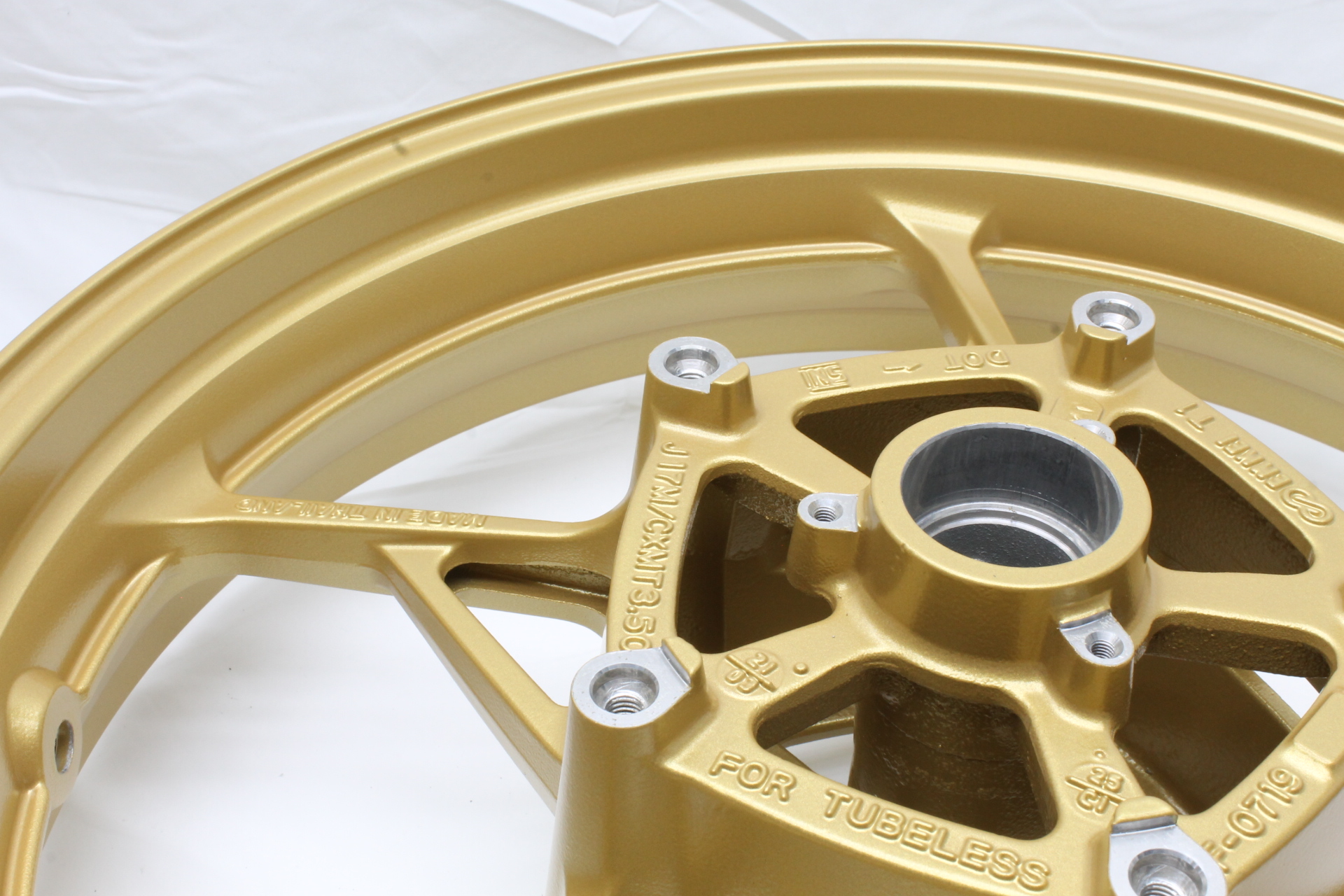 カワサキ ZX-25R ホイール パウダーコート施工（粉体塗装） - AWANO