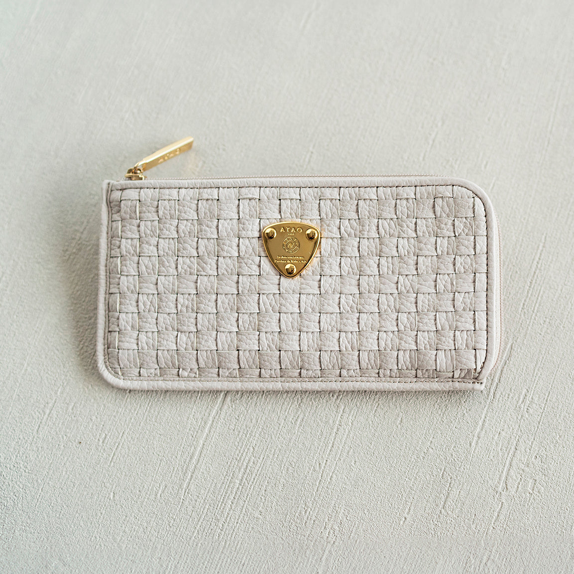 フラッグメントケースのようなイントレチャートの長財布｜slimo(スリモ