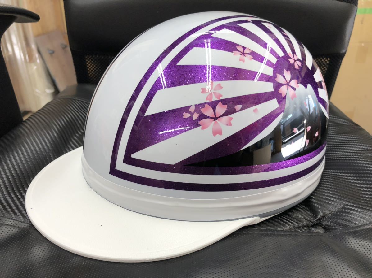 カスタムコルク半Candyピンクラップ✘蝶塗装シルバーラメ