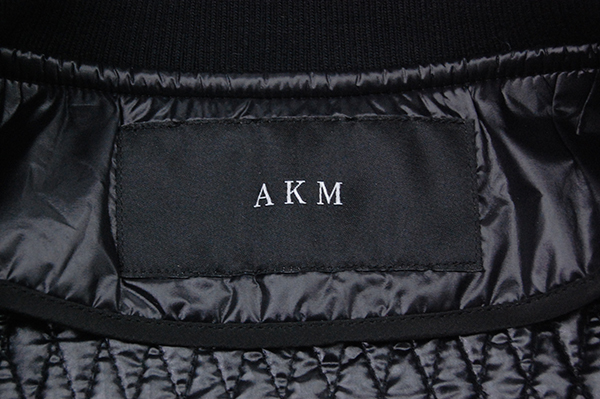 銘品！定価10.7万 美品 AKM エイケイエム「GRADATION DIA-BOMBER」圧巻