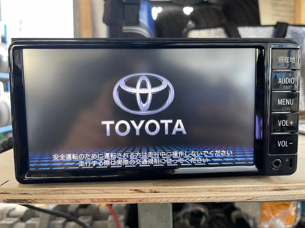 TOYOTA トヨタ 純正 ナビ NSCD-W66 08605-00A60 2017年 地図データ