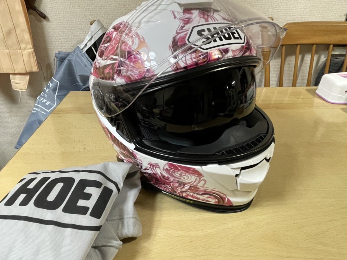 ☆美品即決アリ☆サイズXL SHOEI GT-Air 2 II CONJUREピンクホワイト