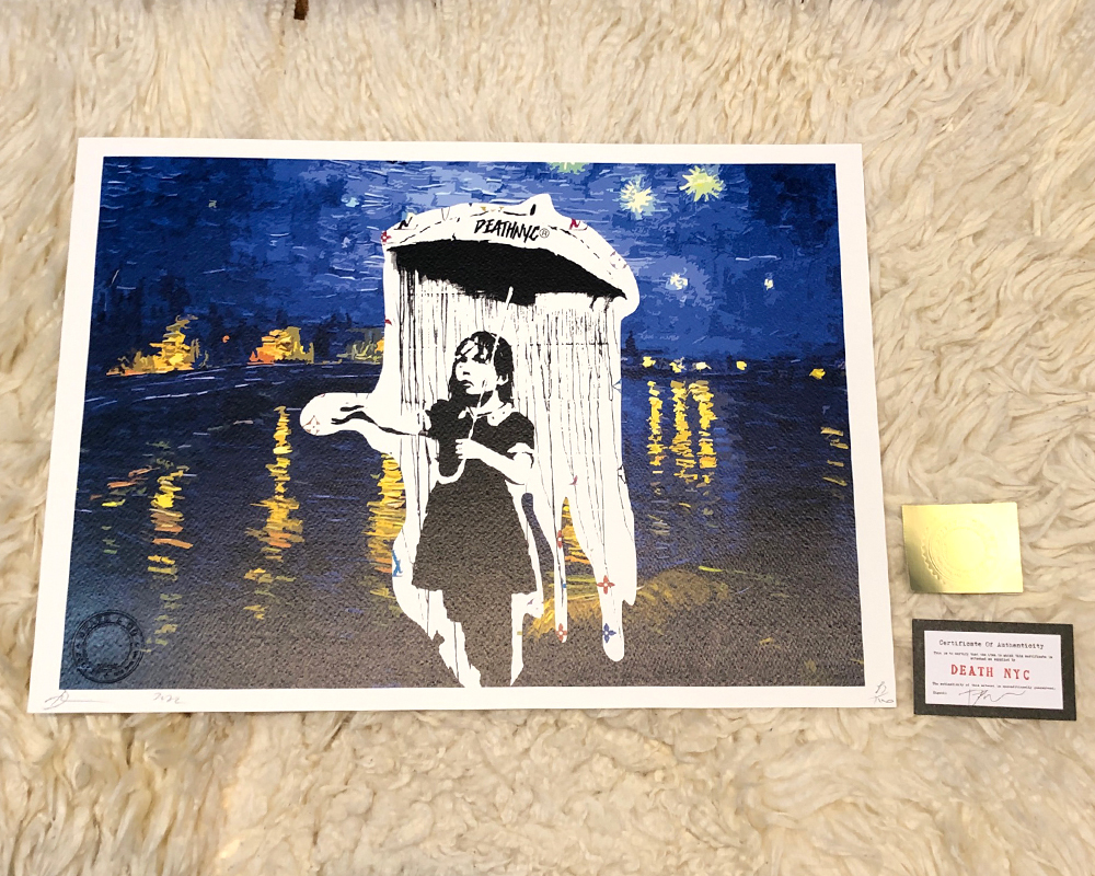 フレーム付き death nyc 世界限定100枚 サムライバンクシー ✩様専用