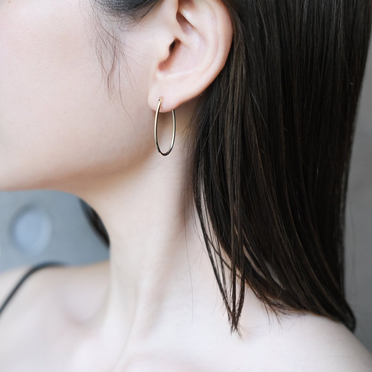14Kウェーブフープピアス | aucentic(オーセンティック)