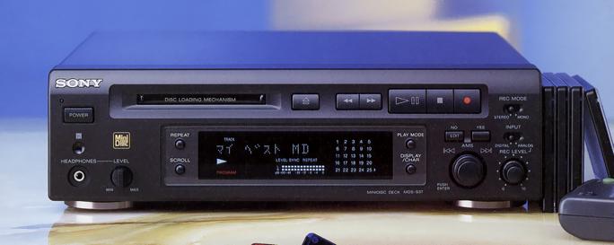 Specifications of SONY MDS-S37 SONY