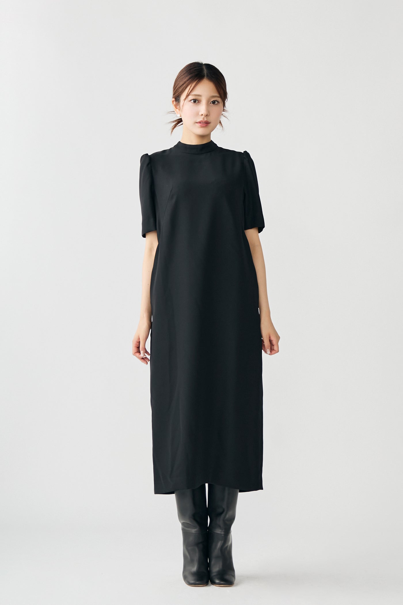 3pattern ribbon dress(Black) – Audire