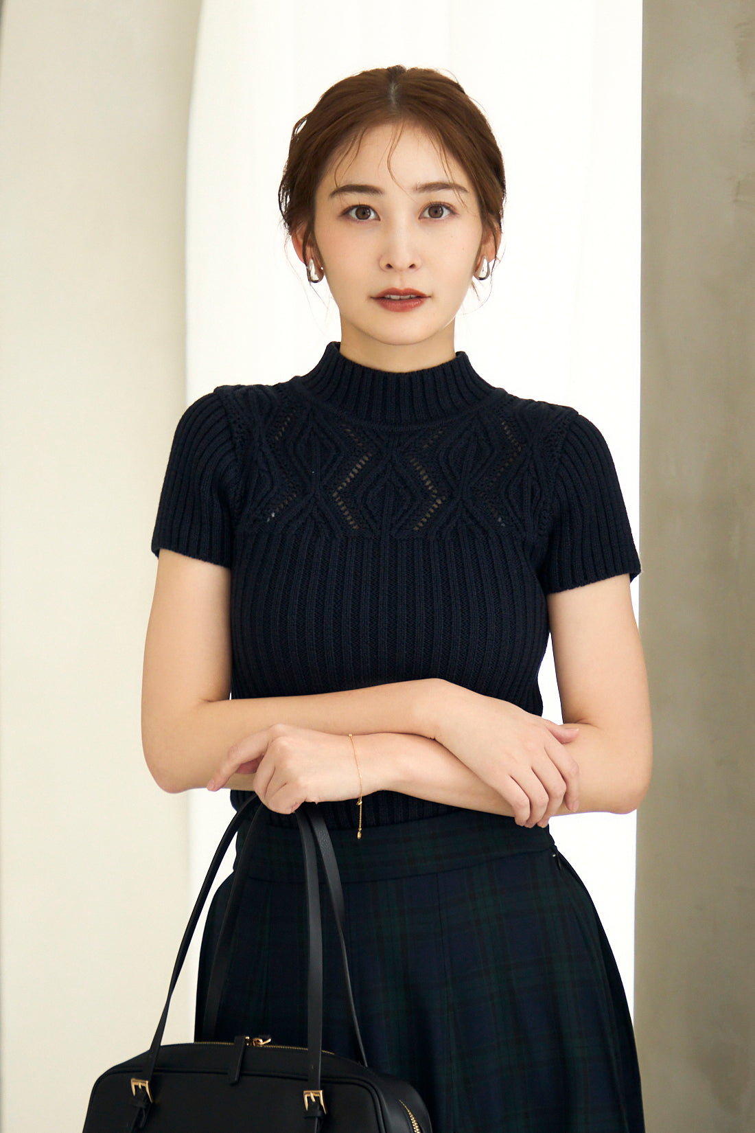 Diamond knit tops – Audire