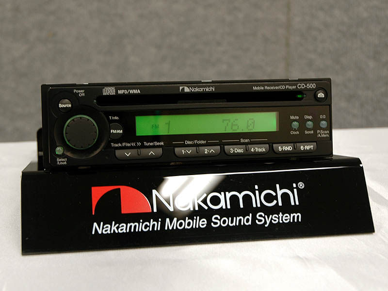 ナカミチ、同社初のMP3/WMA対応カー用CDレシーバ