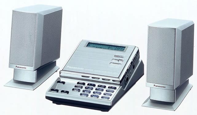 松下、スピーカー付属のNet MD対応ポータブルMDレコーダ