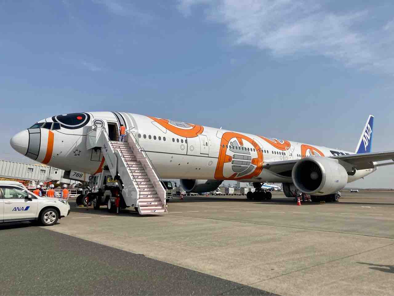 ANAスターウォーズ BB-8™ANA JETの最終便は羽田⇔新千歳の臨時便