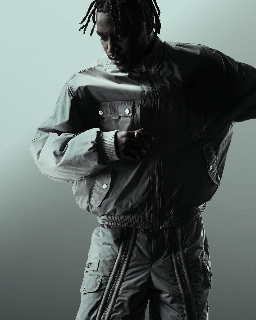 Callo Flight Jacket - Shadow Grey – AVX DEPT.