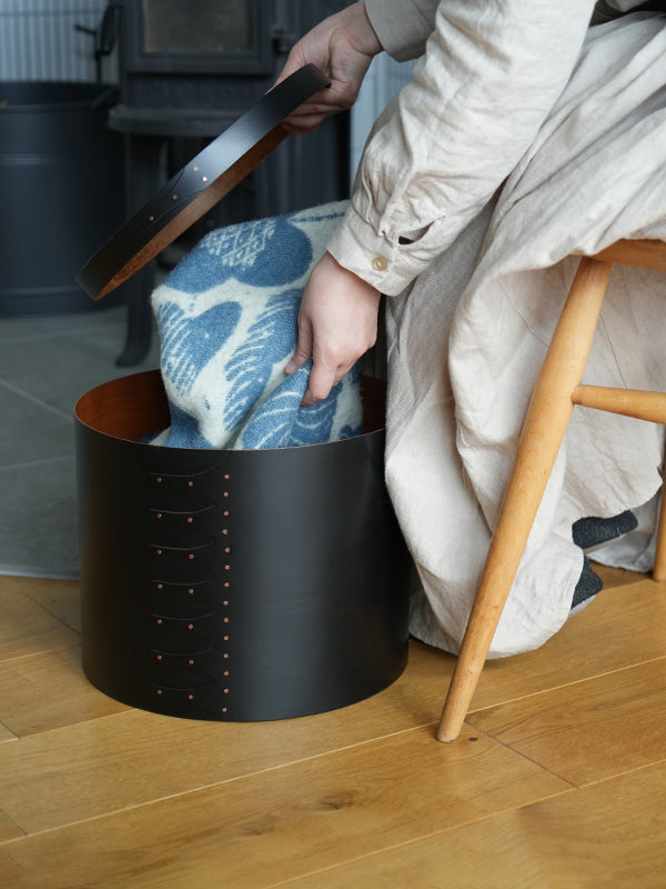 シェーカーラウンドボックスL ブラック | AXCIS ONLINE