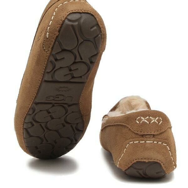 UGG アンスレー アグ モカシン レディース ANSLEY ムートン スリッポン