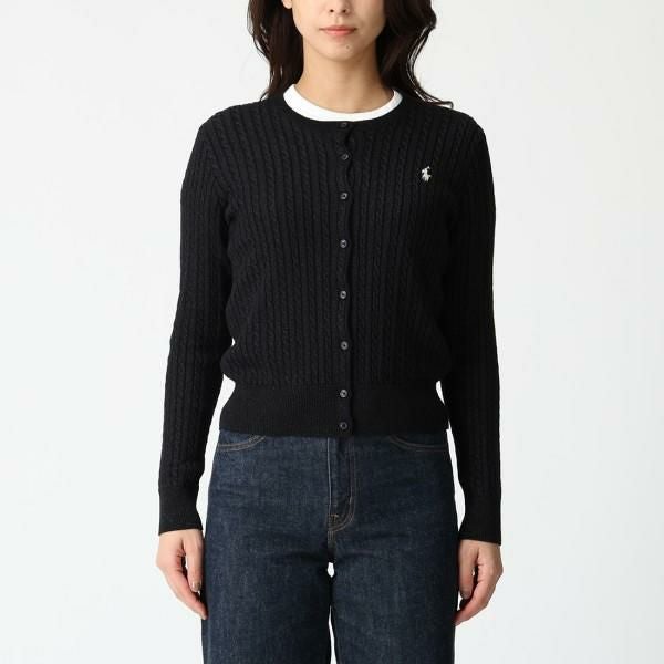 ポロラルフローレン カーディガン ボレロ ケーブルニット コットン