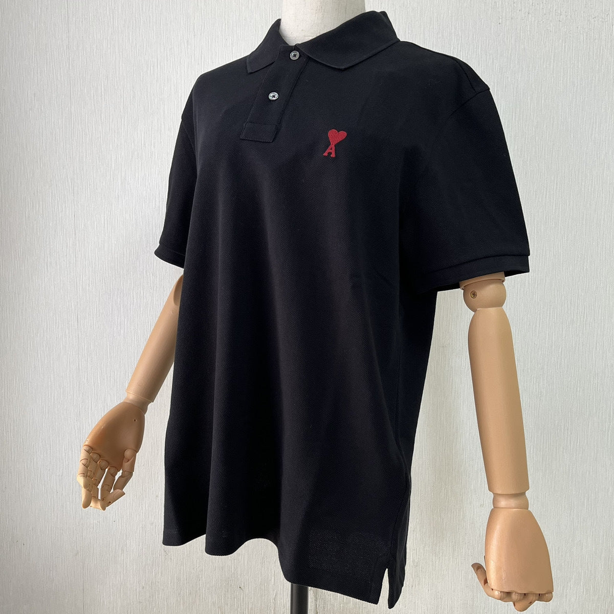 AMI PARIS アミパリス ドゥ クール ハート ポロシャツ 黒 – AZMIZ_AGAIN