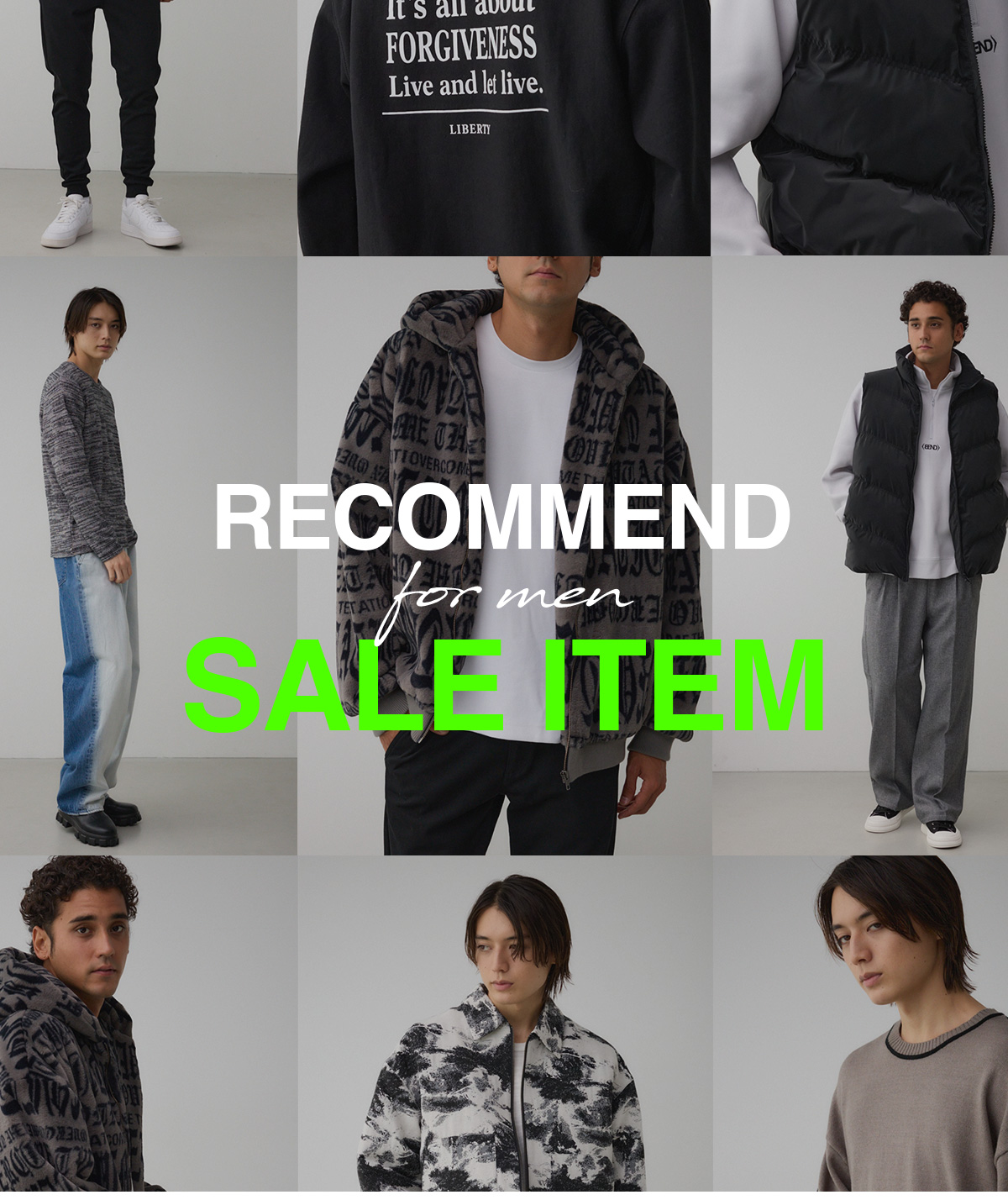 RECOMMEND SALE ITEM for men｜特集コンテンツ｜AZUL BY MOUSSY
