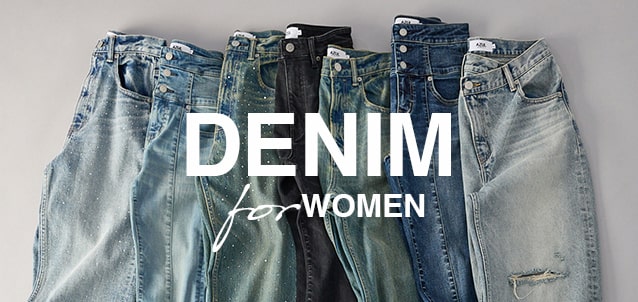 AZUL DENIM 切替パターンワイドデニム｜WOMEN｜250HAM11-313K｜AZUL BY