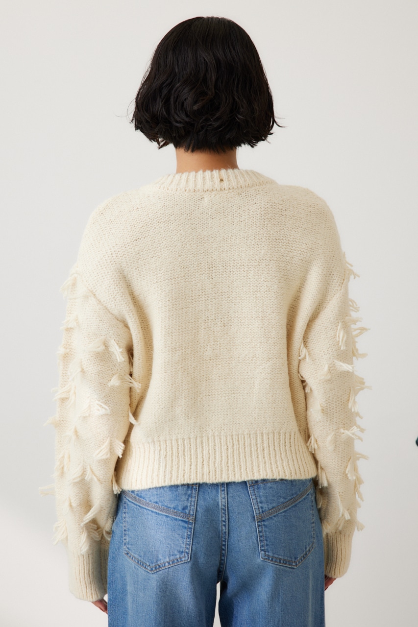 crie conforto】ポンポンジップニットカーディガン｜WOMEN｜254HAT70