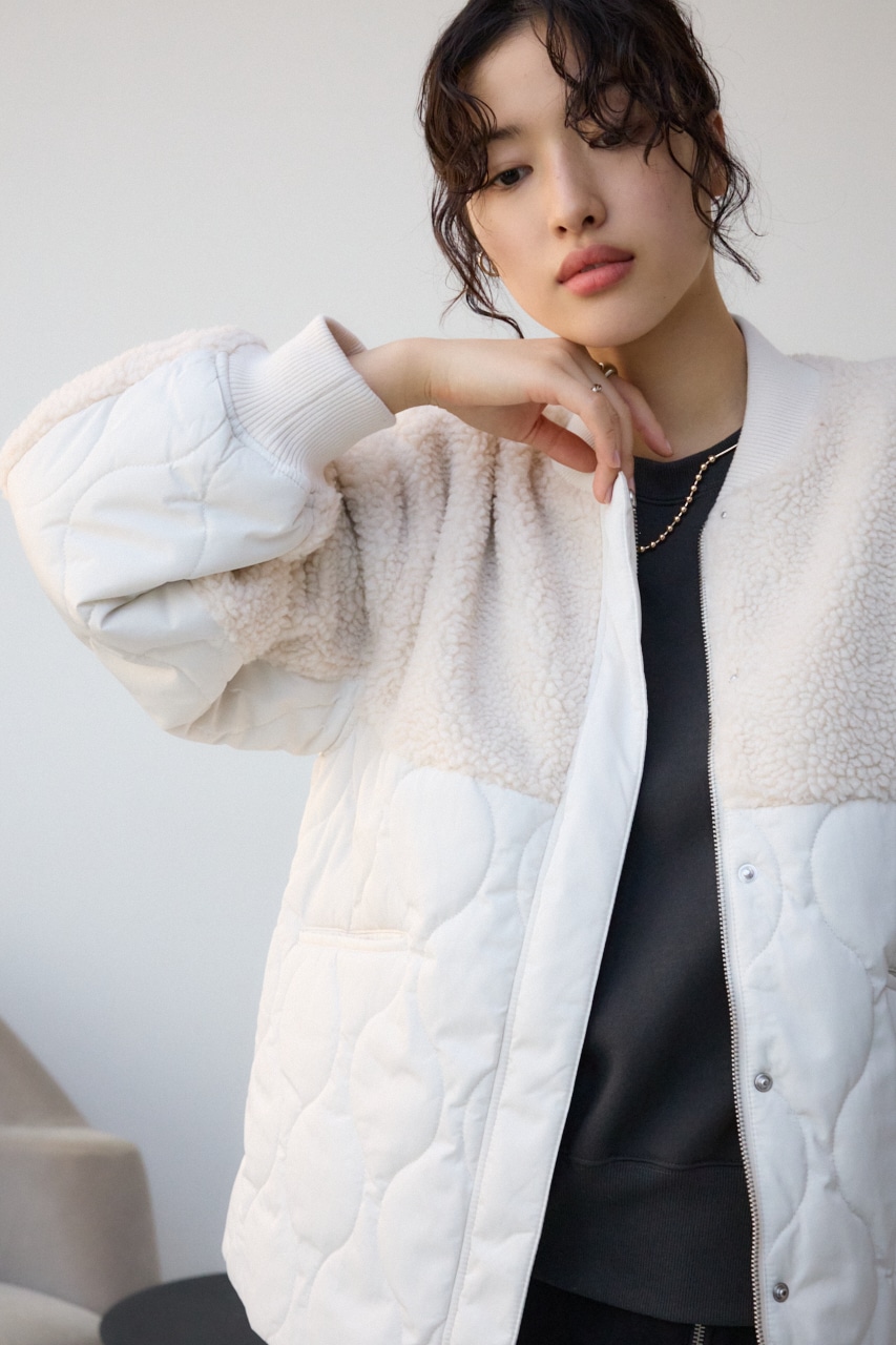 スウィッチングボアブルゾン｜WOMEN｜250HAB30-592I｜AZUL BY MOUSSY