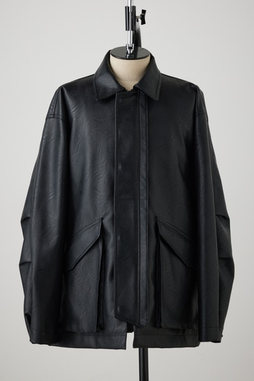 フェイクレザージップブルゾン｜MEN｜251HAT30-186H｜AZUL BY MOUSSY