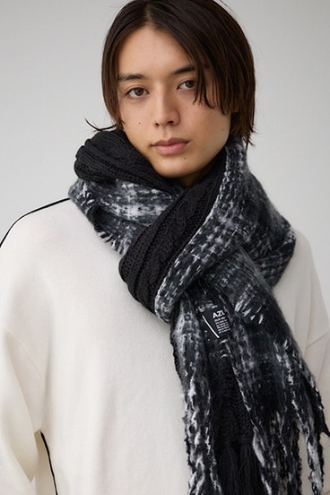 ドッキングロングマフラー｜MEN｜251HAT56-398I｜AZUL BY MOUSSY