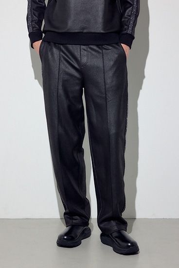 フェイクレザーラインパンツ｜MEN｜251JSC81-0051｜AZUL BY MOUSSY