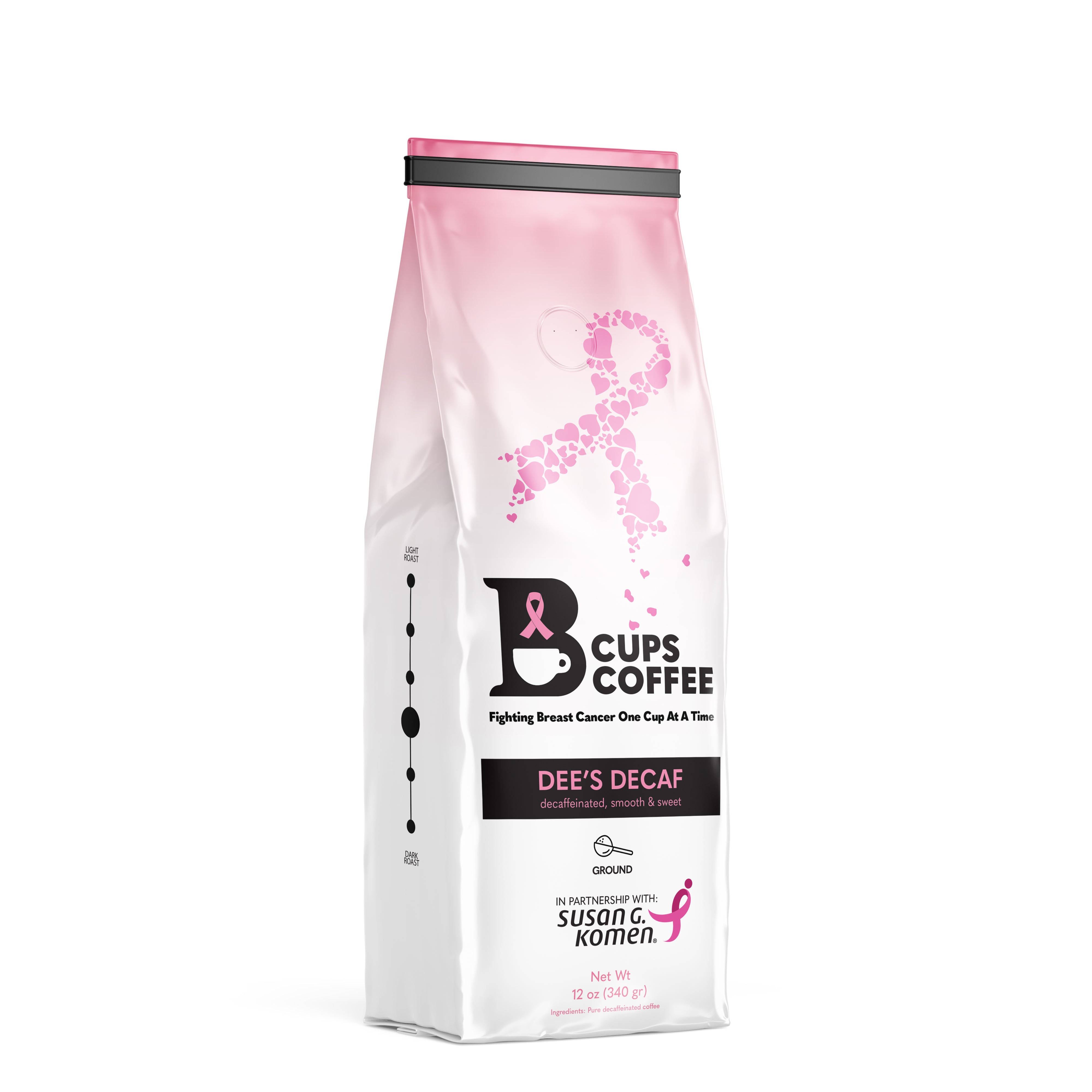Dee's Decaf | B-Cups Coffee | Support Breast Cancer Research with