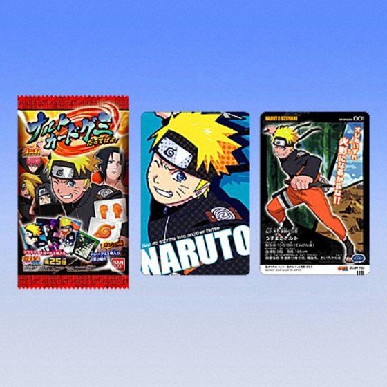 バンダイ 商品・サービスサイト | ナルトカードグミだってばよ