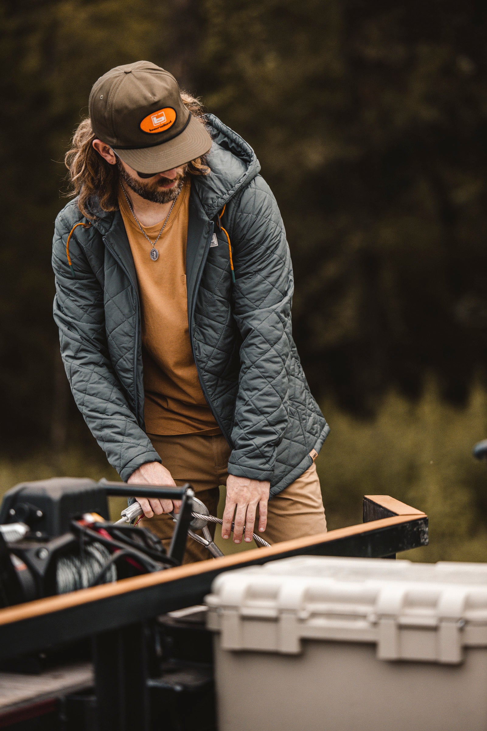 Mountainside Full Zip Quilted Jacket – Banded