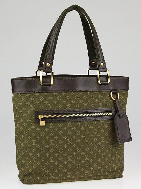 Louis Vuitton Khaki Monogram Mini Lin Lucille GM TST Bag | Yoogi's