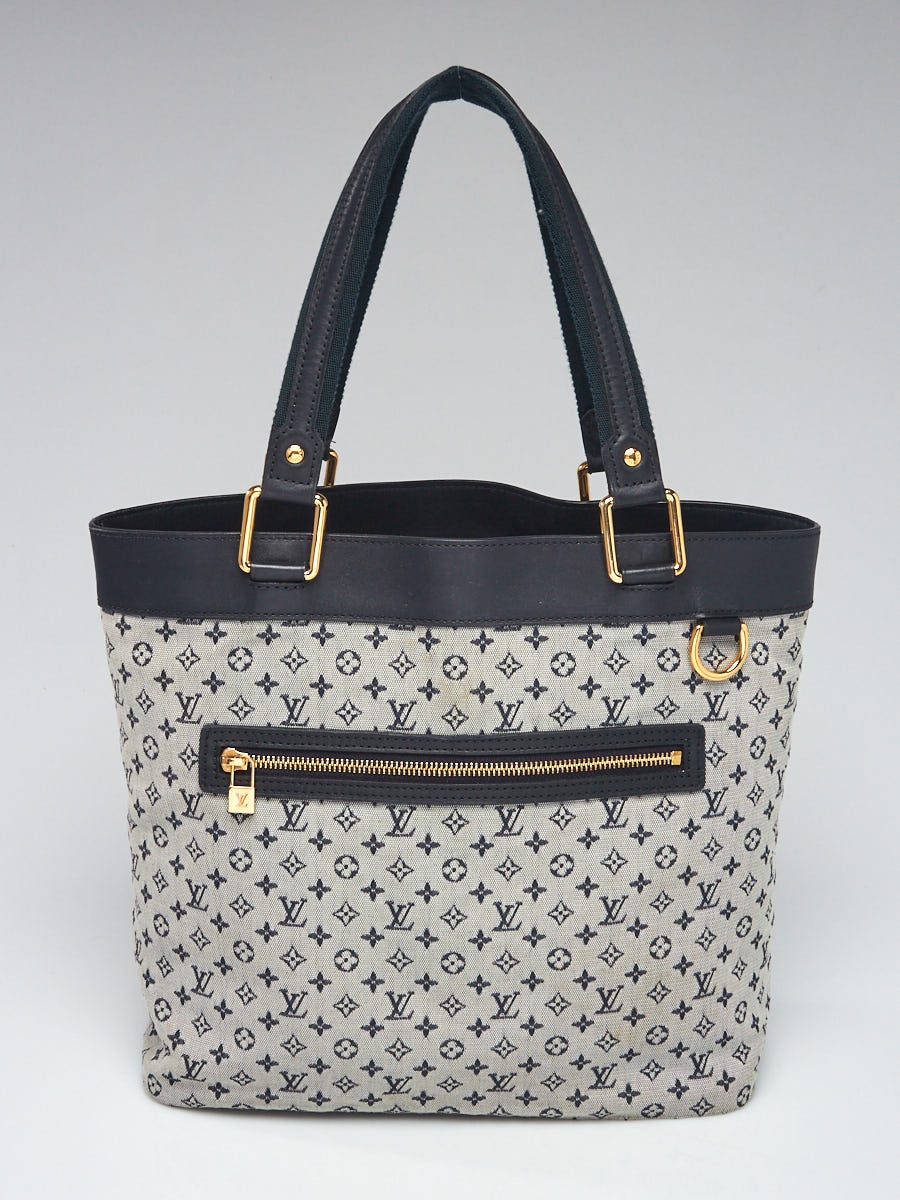 Louis Vuitton Blue Monogram Mini Lin Lucille GM TST Bag | Yoogi's