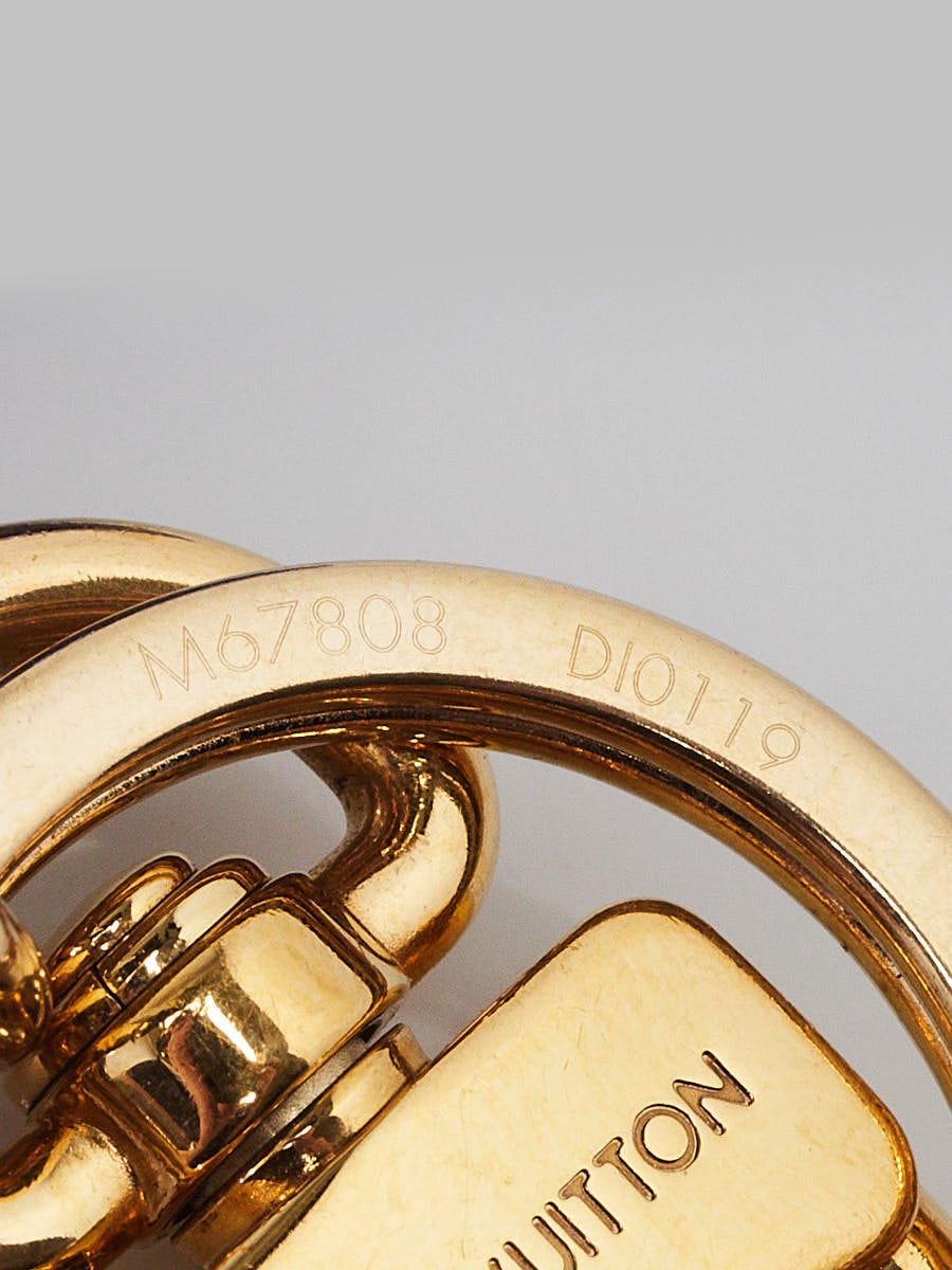 Louis Vuitton Gold and Multuicolor Metal New Wave Bag Charm and