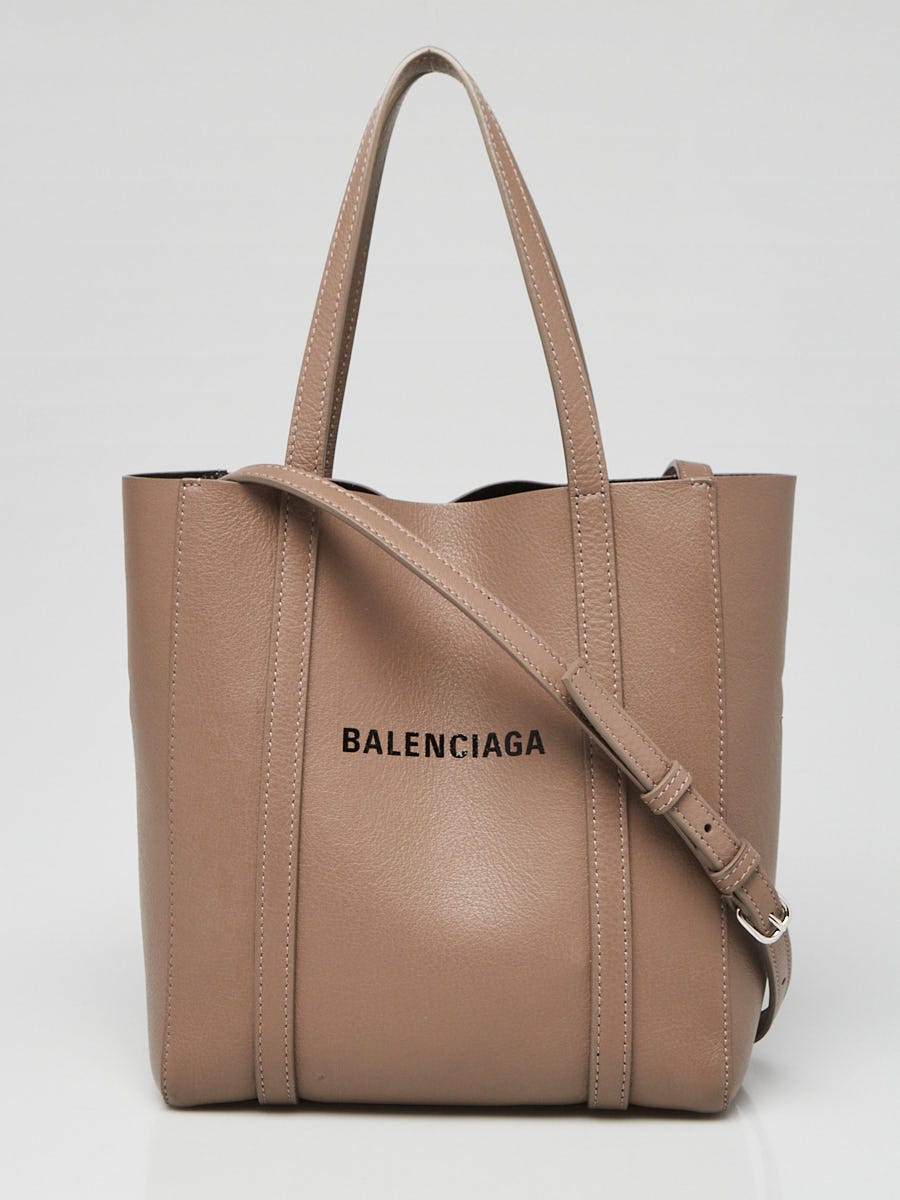 Balenciaga Mink Grey Calfskin Leather XXS Tote Bag | Yoogi's Closet