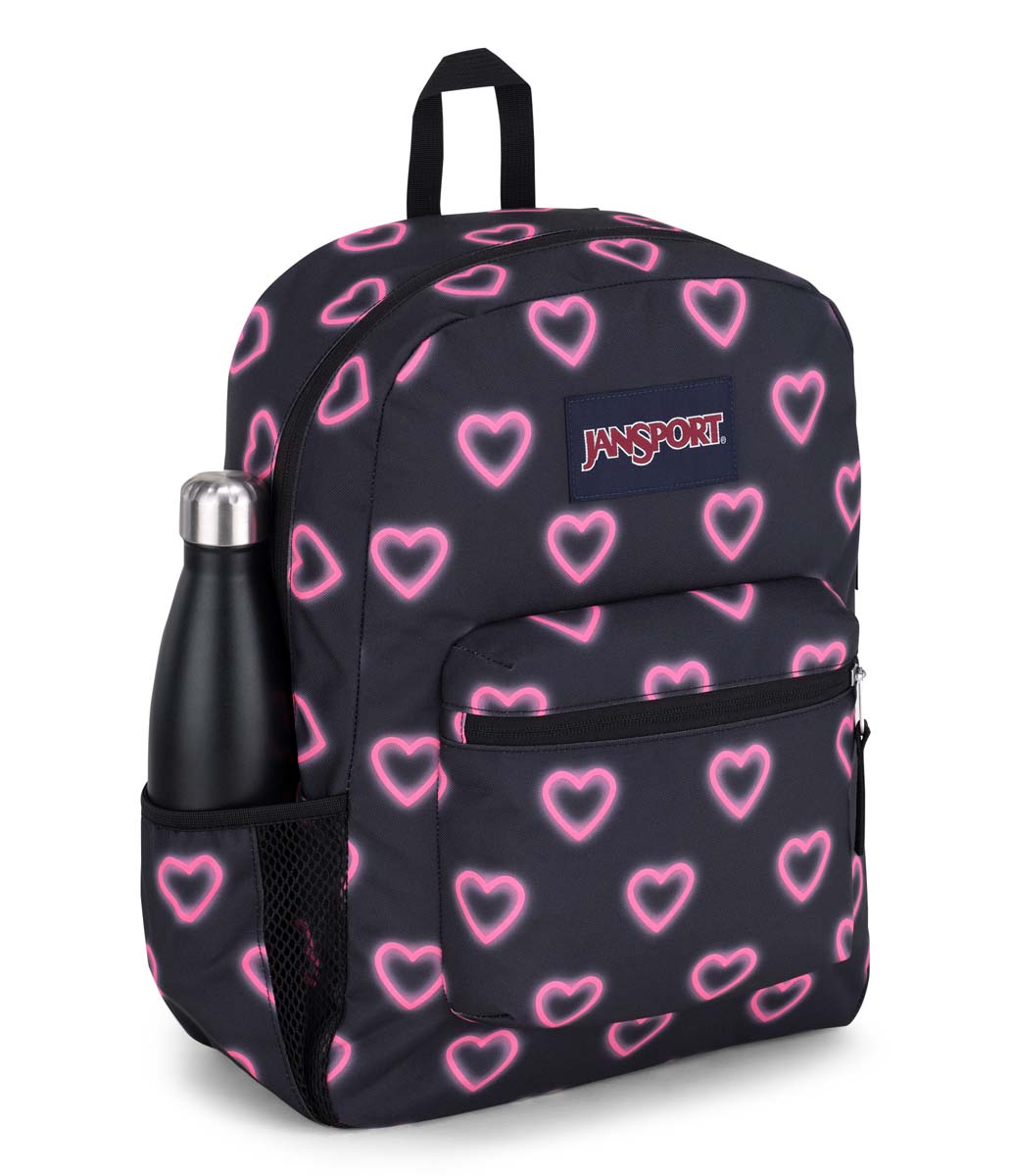 CROSS TOWN HAPPY HEARTS BLACK - BackpacksTT