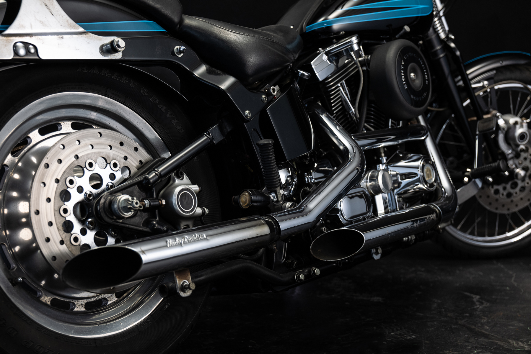 FOR SALE ] : 1996 EVO FXSTSB BAD BOY | BADLAND BLACK