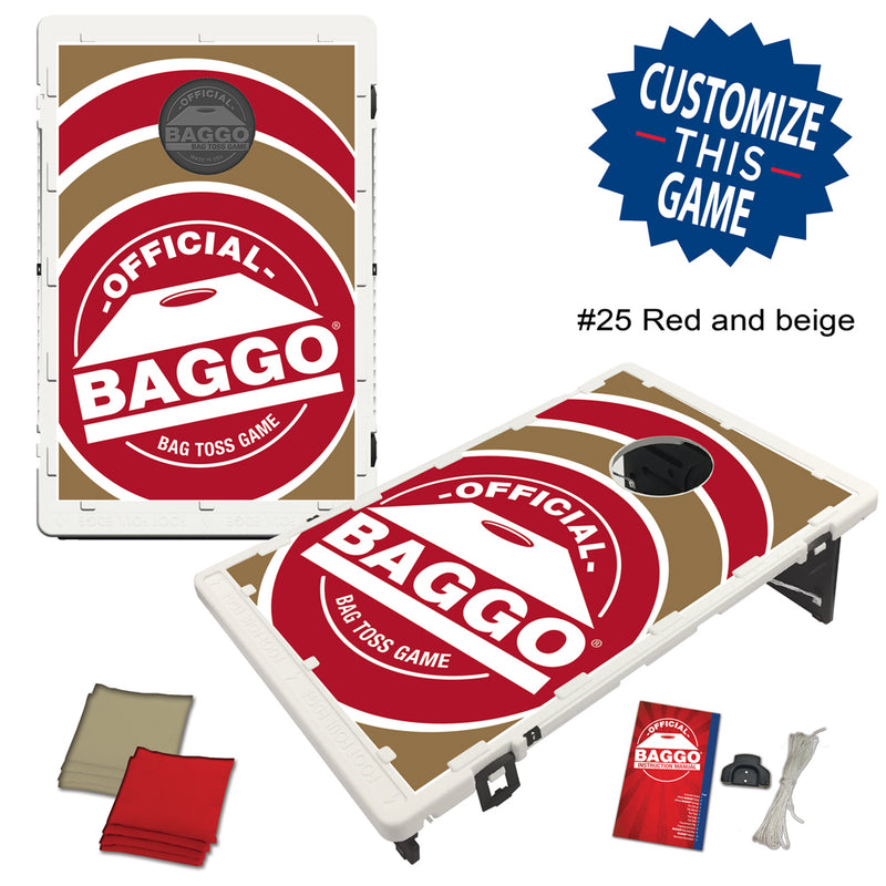 BAGGO Classic Alternate Football Versions Bean Bag Toss Game by