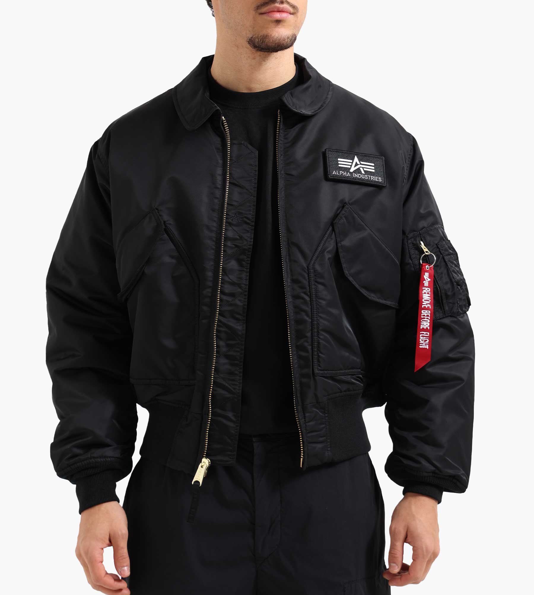 Alpha Industries CWU-45 Heritage Bomber Jacket Black