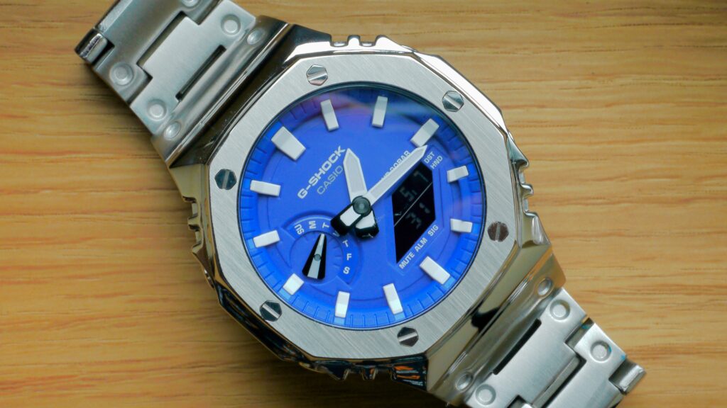 G-SHOCK GA-2100HC 電池交換とメタルカスタム | ばたやんTVの裏庭