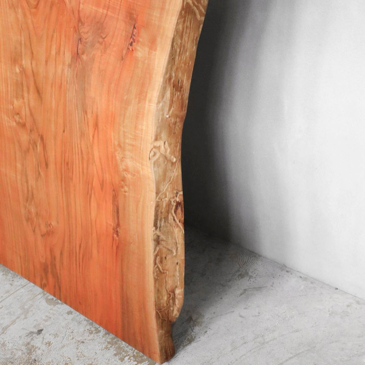 無垢一枚板 山桜《C-549》W2100/完成品 | オーダーメイドのアイアン